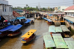 Thailand, Samut Songkhkram, Schwimmender Markt Amphawa