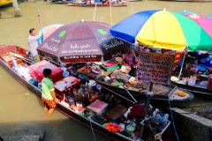 Thailand, Samut Songkhkram, Schwimmender Markt Amphawa