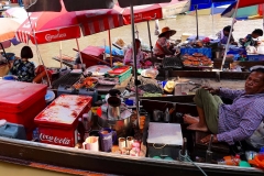Thailand, Samut Songkhkram, Schwimmender Markt Amphawa