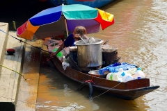 Thailand, Samut Songkhkram, Schwimmender Markt Amphawa