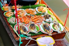 Thailand, Samut Songkhkram, Schwimmender Markt Amphawa