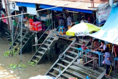 Thailand, Samut Songkhkram, Schwimmender Markt Amphawa
