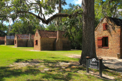USA, South Carolina, Boone Hall Plantage, Sklavenhäuser