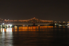 USA, Louisiana, New Orleans, Nachtfahrt auf dem Mississippi River