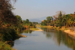 Laos, Vang Vieng, Nang Song Fluss
