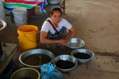 Laos, Vang Vieng, Auf dem Markt