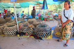 Laos, Vang Vieng, Auf dem Markt