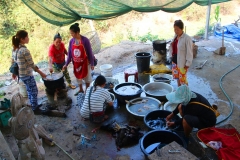 Laos, Vang Vieng, Auf dem Markt
