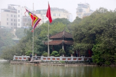 Vietnam, Hanoi, Hoan Kiem See, Jadebergtempel