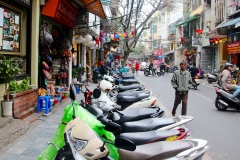 Vietnam, Hanoi, Straßenansicht