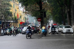 Vietnam, Hanoi, Straßenansicht