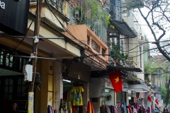 Vietnam, Hanoi, Straßenansicht