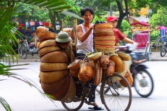 Hanoi, Korbverkäufer