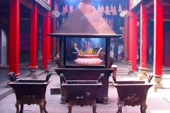 Saigon, Chua Thien Hau-Pagode, Innenansicht